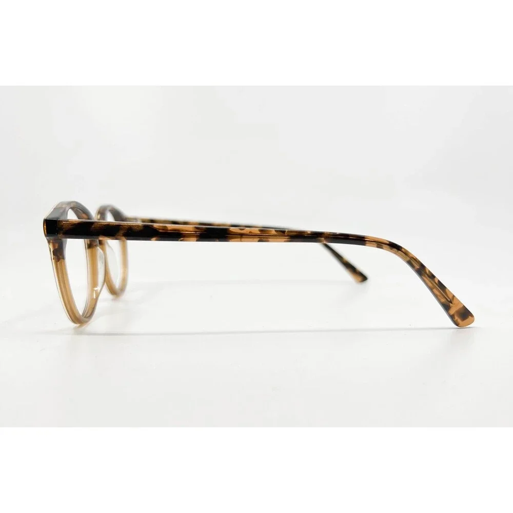 ZENNI Eyeglasses Frames 101235 Multi-Color Brown Black Half Rim